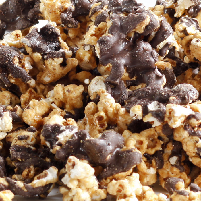 Chocolate Caramel Espresso Popcorn