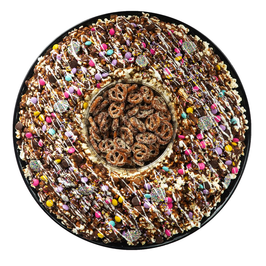 Choc & PB Popcorn Wreath